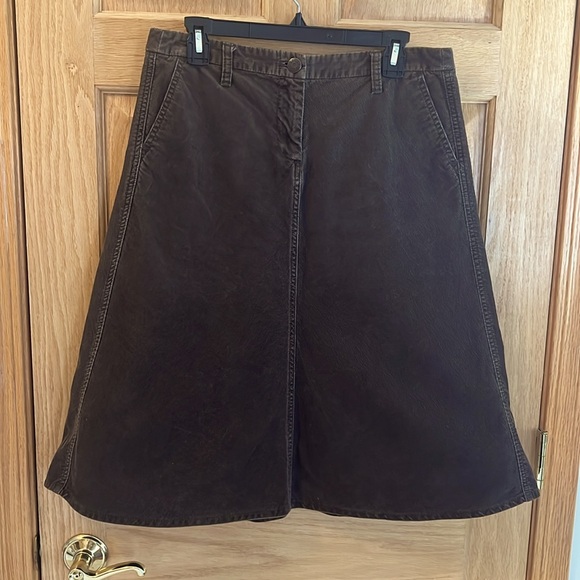J. Crew - Corduroy Midi Skirt - Brown - Size 6 - Picture 11 of 12